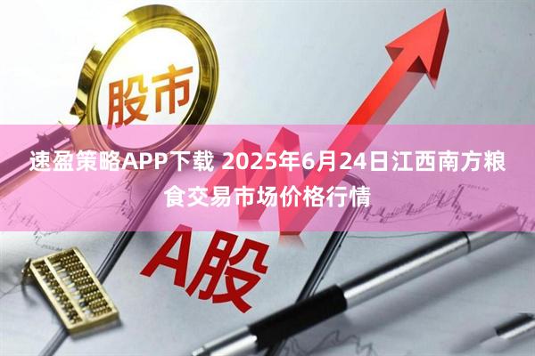 速盈策略APP下载 2025年6月24日江西南方粮食交易市场价格行情